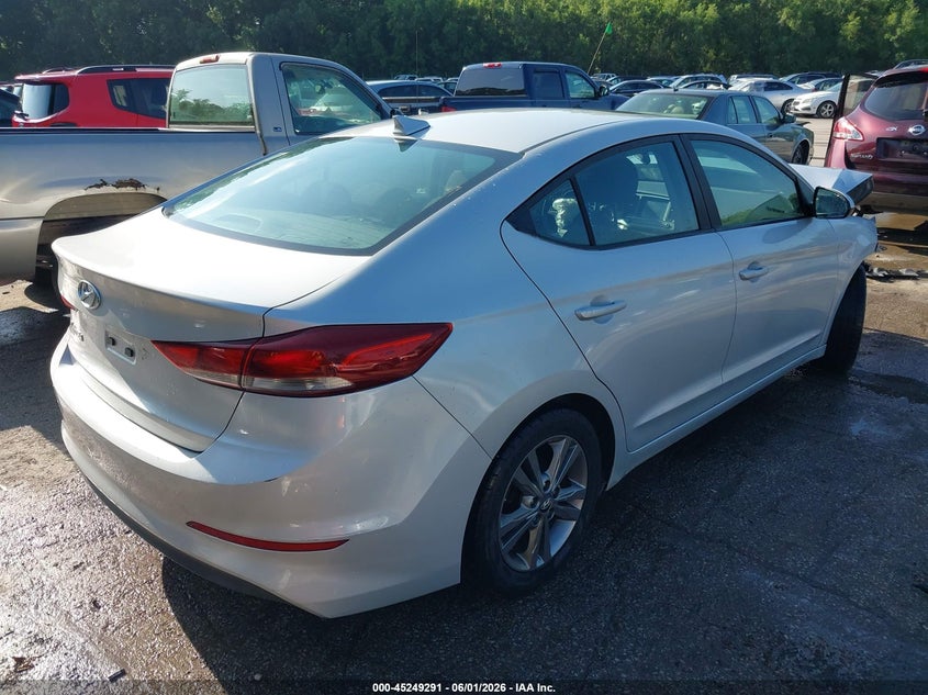 2017 Hyundai Elantra VIN KMHD84LF3HU241343 IAAI salvage auction — FRONT END, Salvage Title, sold $875 on 2026-07-15 (photo 4)
