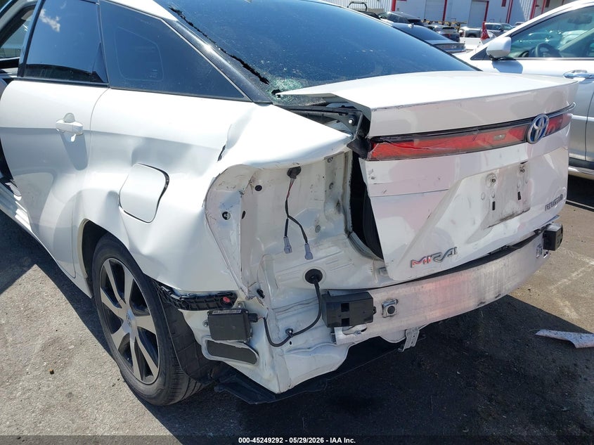 2019 Toyota Mirai VIN JTDBVRBD5KA007277 IAAI salvage auction — REAR END, Salvage Title, sold $1,500 on 2026-07-30 (photo 6)