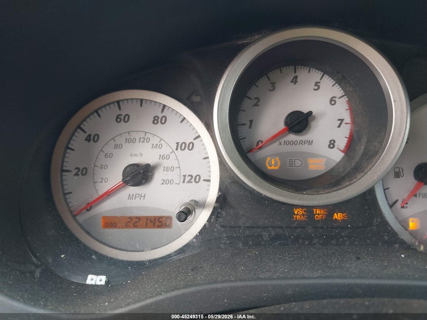 2005 Toyota Rav 4 VIN JTEGD20V450049361 IAAI salvage auction — NORMAL WEAR, Original (Texas), sold $1,350 on 2026-07-13 (photo 7)