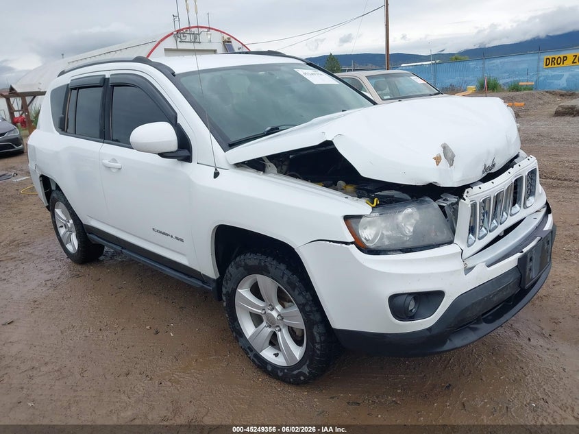 2016 Jeep Compass VIN 1C4NJDEB4GD733126 IAAI salvage auction — FRONT END, Salvage (Montana), sold $200 on 2026-07-22 (photo 1)