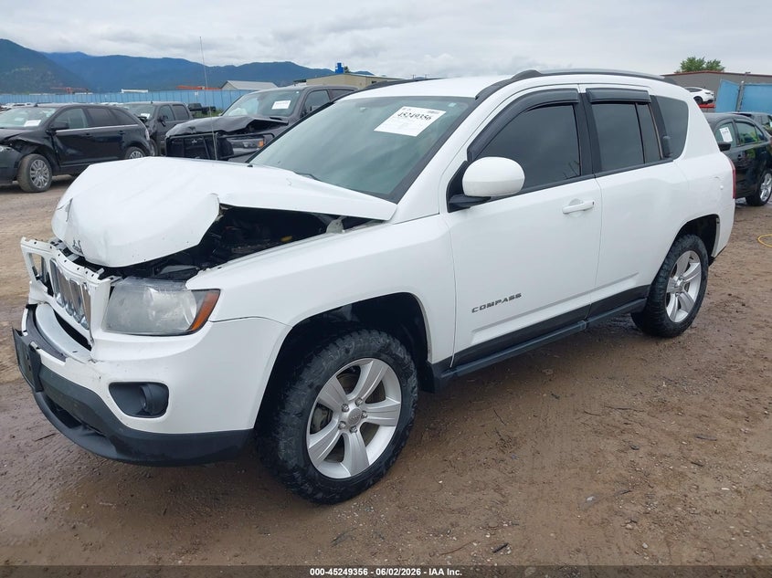 2016 Jeep Compass VIN 1C4NJDEB4GD733126 IAAI salvage auction — FRONT END, Salvage (Montana), sold $200 on 2026-07-22 (photo 2)