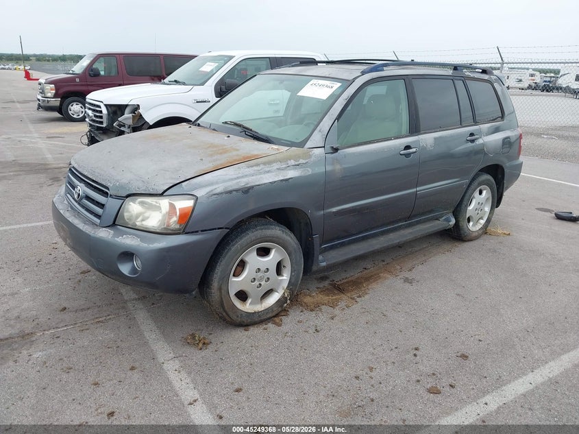 2004 Toyota Highlander VIN JTEEP21AX40066464 IAAI salvage auction — NORMAL WEAR, Certificate Of Title (Nebraska), sold $25 on 2026-07-30 (photo 2)