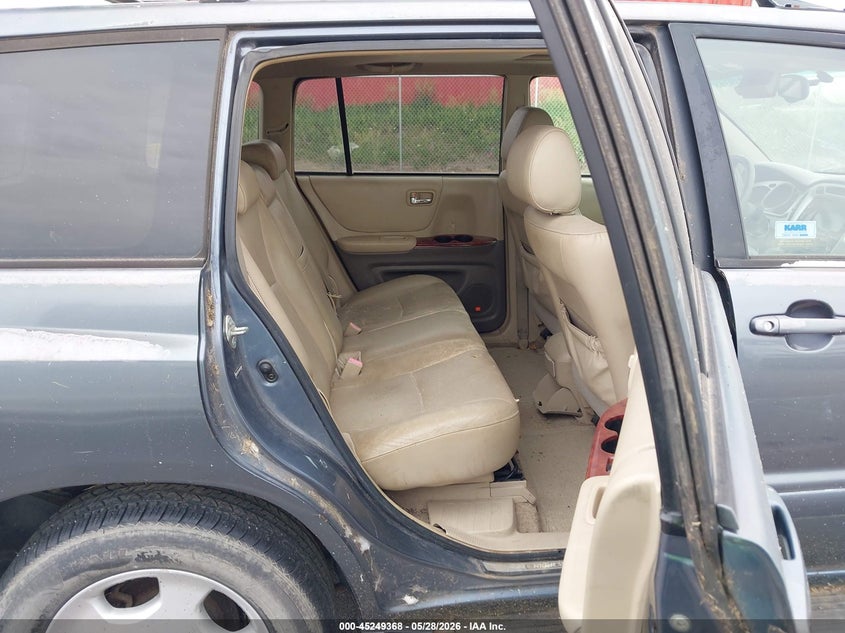 2004 Toyota Highlander VIN JTEEP21AX40066464 IAAI salvage auction — NORMAL WEAR, Certificate Of Title (Nebraska), sold $25 on 2026-07-30 (photo 8)