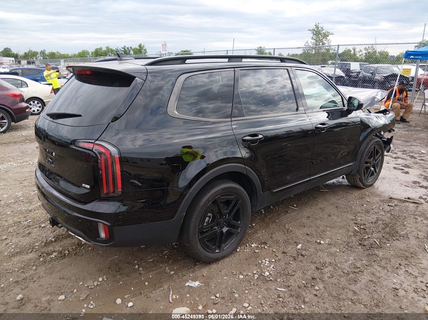 2025 Kia Telluride VIN 5XYP5DGC6SG606570 IAAI salvage auction — FRONT END, Salvage Title, sold $3,150 on 2026-07-30 (photo 4)