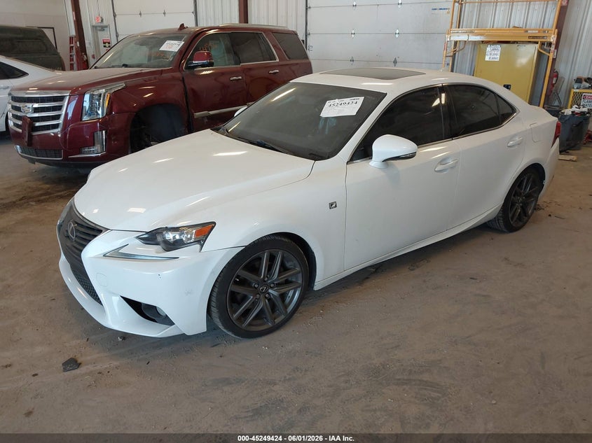 2014 Lexus VIN JTHCF1D24E5010178 IAAI salvage auction — RIGHT SIDE, Salvage Title, sold $3,250 on 2026-07-21 (photo 2)