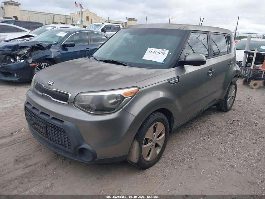 2016 Kia Soul VIN KNDJN2A25G7376521 IAAI salvage auction — REAR END, Salvage Title, sold $975 on 2026-07-13 (photo 2)