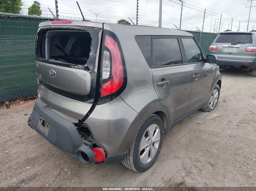 2016 Kia Soul VIN KNDJN2A25G7376521 IAAI salvage auction — REAR END, Salvage Title, sold $975 on 2026-07-13 (photo 4)