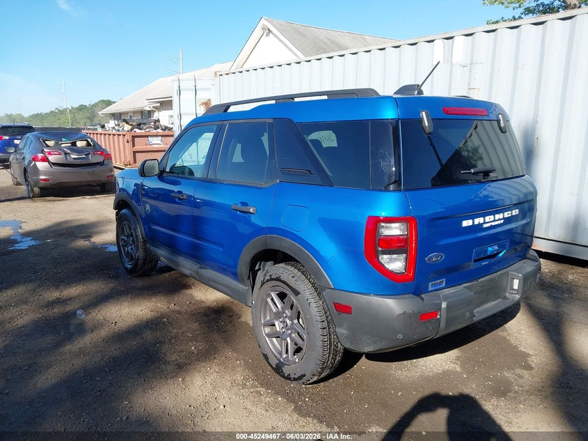 2025 Ford Bronco sport VIN 3FMCR9BN5SRE47860 IAAI salvage auction — FRONT END, Salvage Title, sold $8,500 on 2026-08-19 (photo 3)