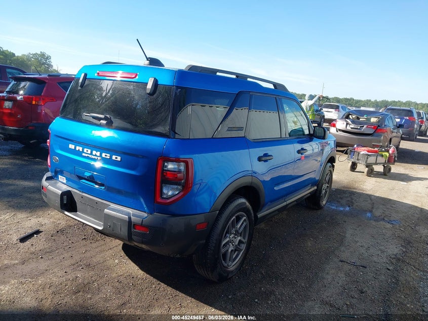 2025 Ford Bronco sport VIN 3FMCR9BN5SRE47860 IAAI salvage auction — FRONT END, Salvage Title, sold $8,500 on 2026-08-19 (photo 4)