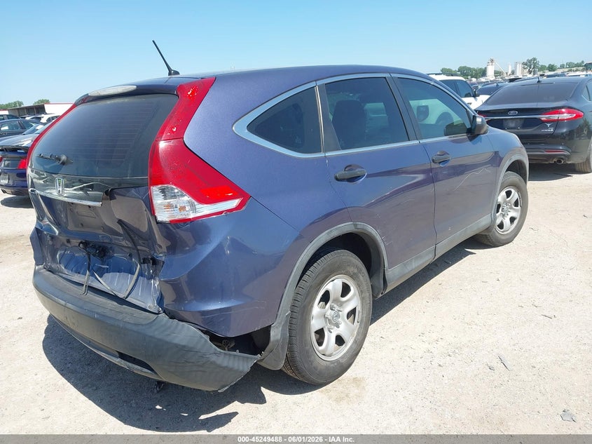 2014 Honda Cr-v VIN 3CZRM3H30EG714154 IAAI salvage auction — REAR END, Salvage Title, sold $2,100 on 2026-07-28 (photo 4)