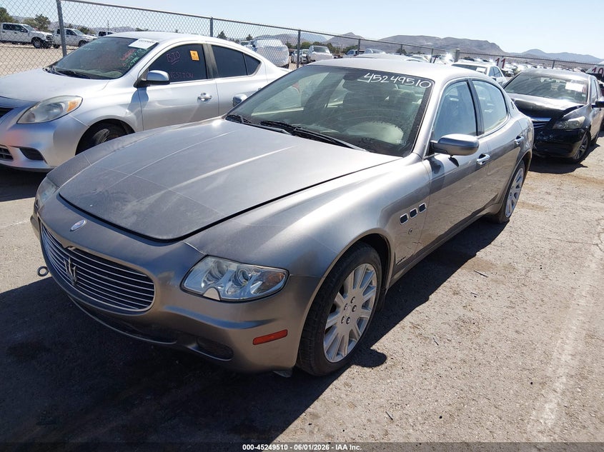 2006 Maserati Quattroporte VIN ZAMCE39A560022026 IAAI salvage auction — NORMAL WEAR, Original (Texas), sold $400 on 2026-07-22 (photo 2)