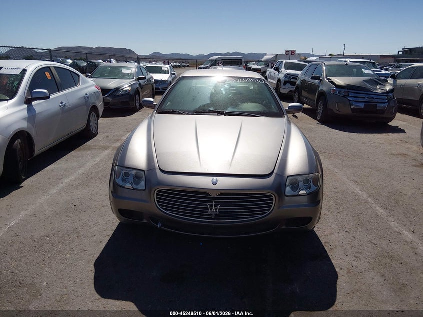 2006 Maserati Quattroporte VIN ZAMCE39A560022026 IAAI salvage auction — NORMAL WEAR, Original (Texas), sold $400 on 2026-07-22 (photo 6)