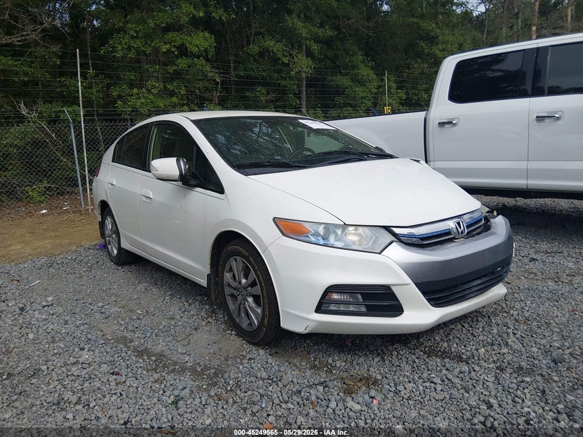 2013 Honda Insight VIN JHMZE2H70DS006847 IAAI salvage auction — LEFT FRONT, Salvage Title, sold $375 on 2026-07-21 (photo 1)