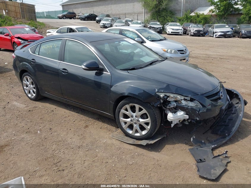 2013 Mazda 6 VIN 1YVHZ8CB0D5M03435 IAAI salvage auction — FRONT END, Prior Salvage (Minnesota), sold $875 on 2026-07-05 (photo 1)