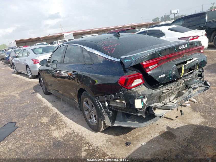 2023 Kia K5 VIN 5XXG14J25PG209150 IAAI salvage auction — REAR END, Original (Texas), sold $4,550 on 2026-07-29 (photo 3)
