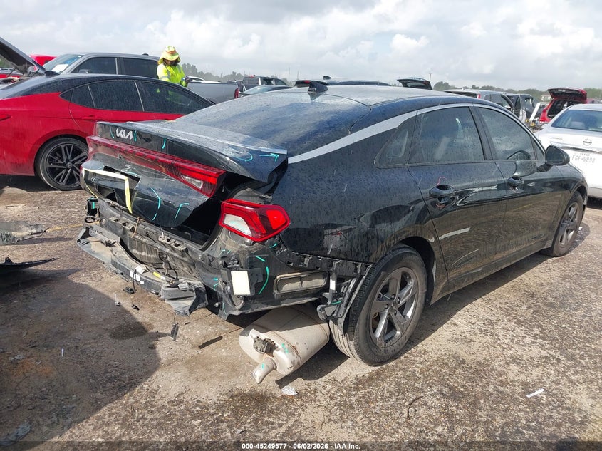 2023 Kia K5 VIN 5XXG14J25PG209150 IAAI salvage auction — REAR END, Original (Texas), sold $4,550 on 2026-07-29 (photo 4)