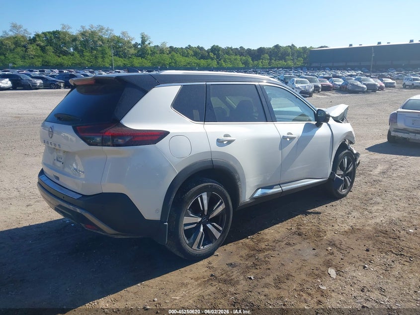 2023 Nissan Rogue VIN JN8BT3CB3PW468167 IAAI salvage auction — FRONT & REAR, Salvage Title, sold $3,400 on 2026-07-07 (photo 4)