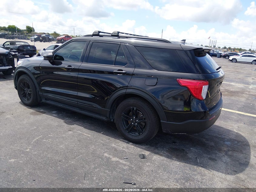 2022 Ford Explorer VIN 1FMSK7DH5NGC45916 IAAI salvage auction — RIGHT SIDE, Rebuildable (Florida), sold $7,600 on 2026-07-30 (photo 3)