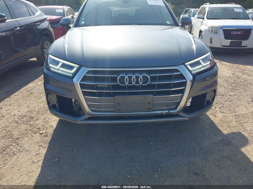2018 Audi Q5 VIN WA1BNAFY8J2038749 IAAI salvage auction — FRONT END, Salvage (Illinois), sold $9,500 on 2026-07-17 (photo 6)