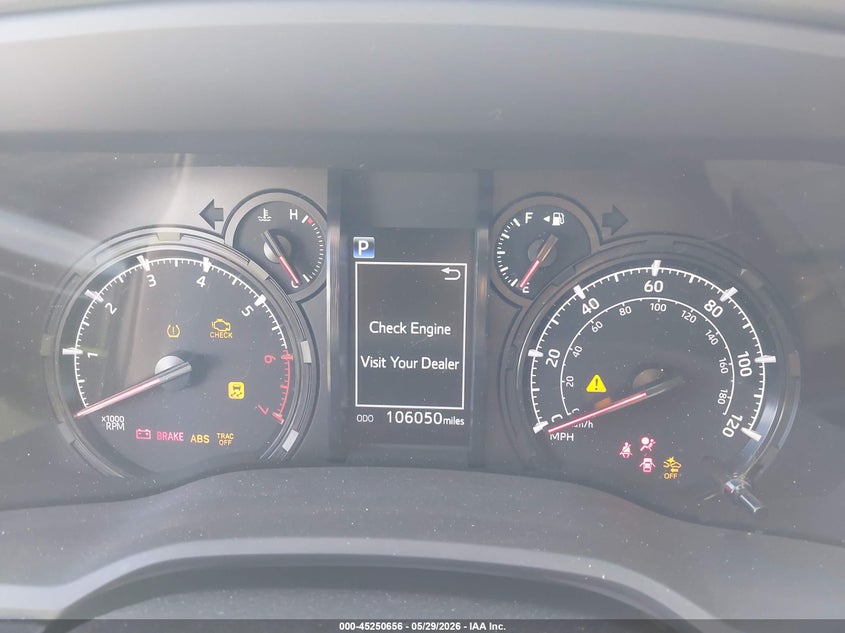 2020 Toyota 4runner VIN JTEZU5JR9L5222156 IAAI salvage auction — FRONT END, Salvage (South Carolina), sold $9,825 on 2026-07-15 (photo 7)