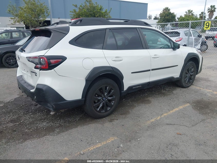 2024 Subaru Outback VIN 4S4BTGLD1R3100767 IAAI salvage auction — REAR END, Salvage Title, sold $13,900 on 2026-07-29 (photo 4)