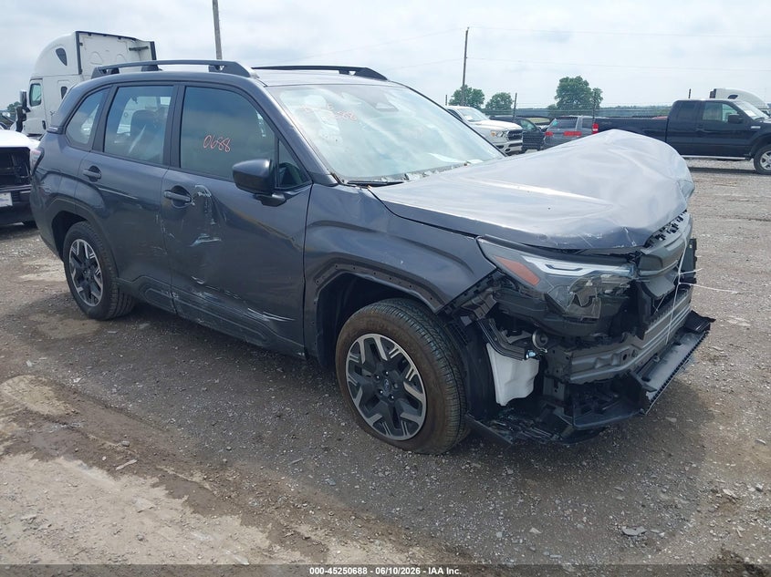 2025 Subaru Forester VIN JF2SLDAC8SH589546 IAAI salvage auction — FRONT END, Salvage (Pennsylvania), sold $6,000 on 2026-07-08 (photo 1)