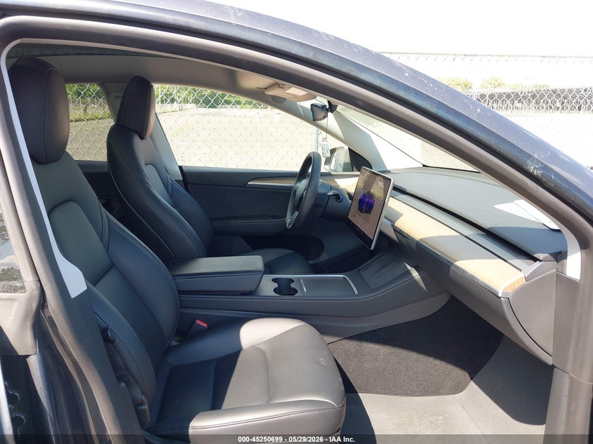 2023 Tesla Model y VIN 7SAYGDEE5PA116493 IAAI salvage auction — REAR END, Salvage Title, sold $13,550 on 2026-07-20 (photo 5)