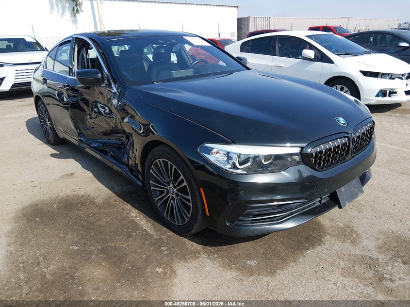 2019 BMW 5er VIN WBAJA9C59KB388654 IAAI salvage auction — RIGHT SIDE, Salvage Title, sold $6,200 on 2026-07-29 (photo 1)