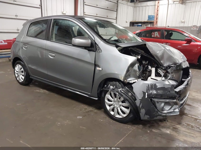 2018 Mitsubishi Mirage VIN ML32A3HJ4JH014803 IAAI salvage auction — FRONT END, Salvage Title, sold $725 on 2026-07-21 (photo 1)
