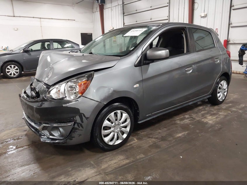 2018 Mitsubishi Mirage VIN ML32A3HJ4JH014803 IAAI salvage auction — FRONT END, Salvage Title, sold $725 on 2026-07-21 (photo 2)