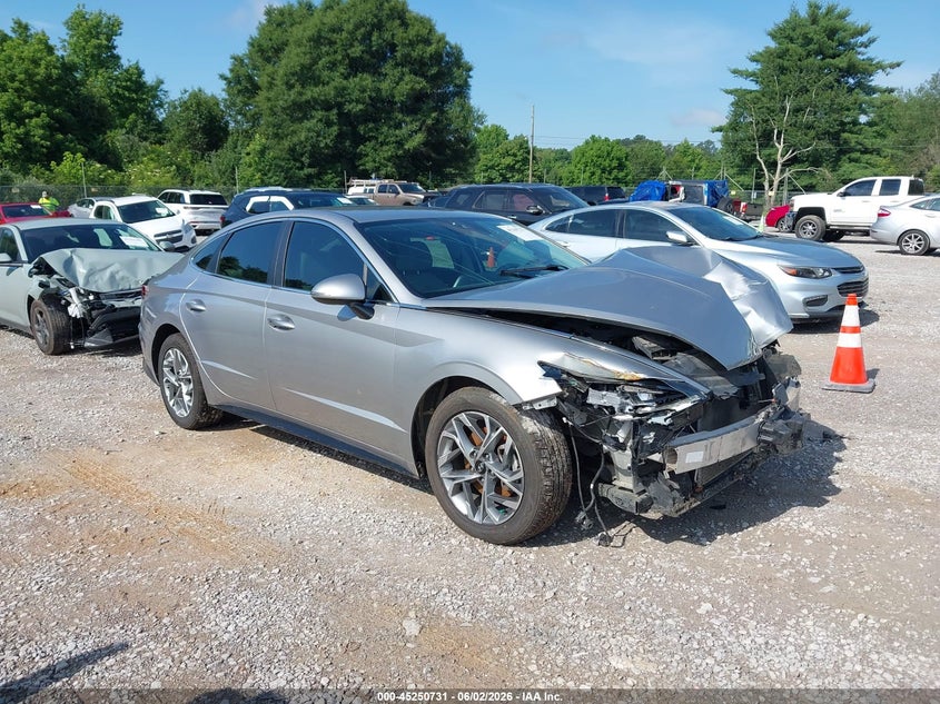 2020 Hyundai Sonata VIN 5NPEL4JA2LH034797 IAAI salvage auction — FRONT END, Salvage (Alabama), sold $400 on 2026-07-29 (photo 1)