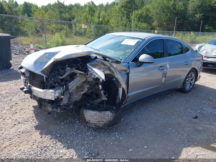 2020 Hyundai Sonata VIN 5NPEL4JA2LH034797 IAAI salvage auction — FRONT END, Salvage (Alabama), sold $400 on 2026-07-29 (photo 2)