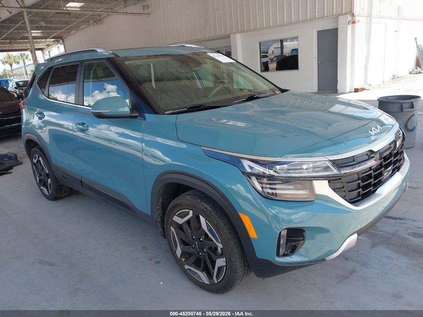 2025 Kia Seltos VIN KNDETCA76S7681334 IAAI salvage auction — REAR END, Salvage Title, sold $5,750 on 2026-07-15 (photo 1)