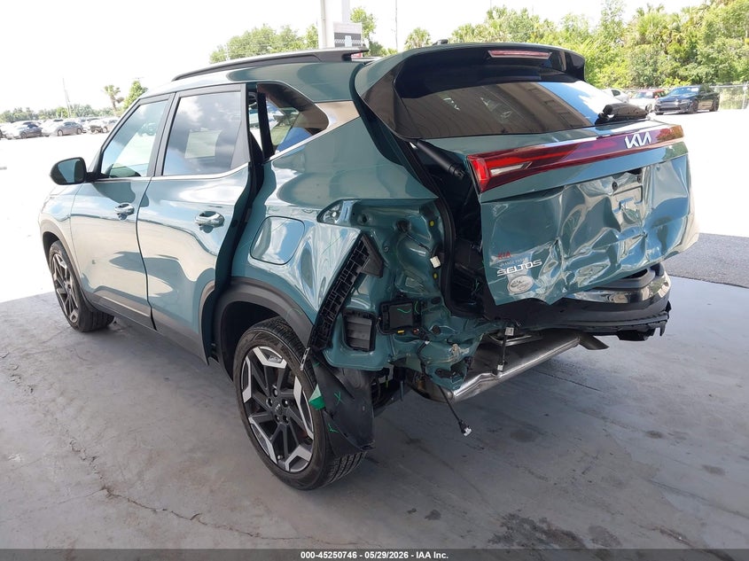 2025 Kia Seltos VIN KNDETCA76S7681334 IAAI salvage auction — REAR END, Salvage Title, sold $5,750 on 2026-07-15 (photo 3)