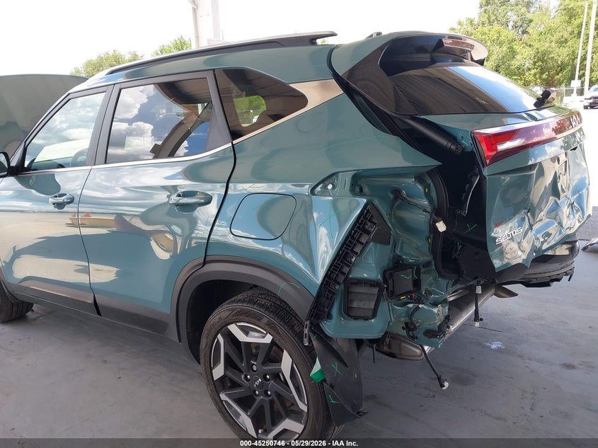 2025 Kia Seltos VIN KNDETCA76S7681334 IAAI salvage auction — REAR END, Salvage Title, sold $5,750 on 2026-07-15 (photo 6)