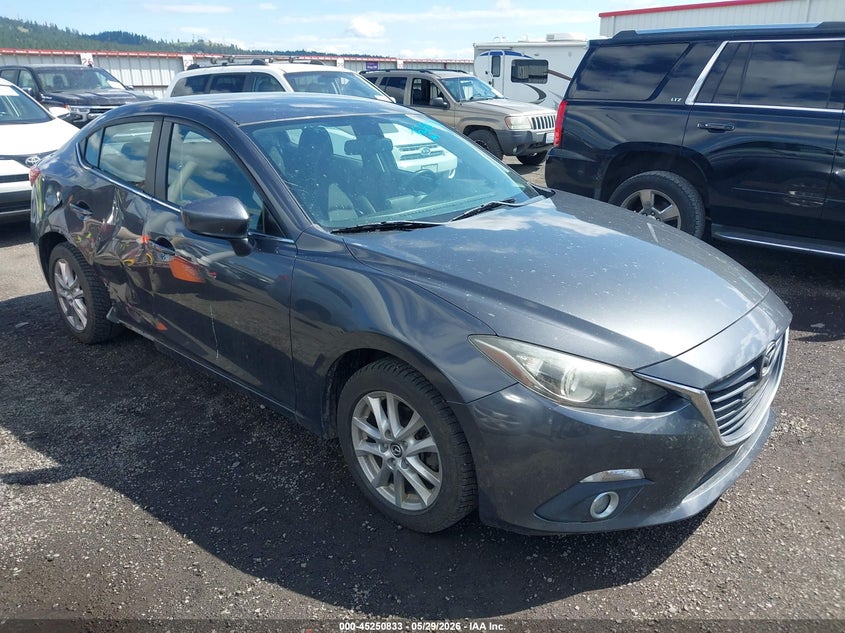 2014 Mazda 3 VIN JM1BM1V72E1185923 IAAI salvage auction — RIGHT SIDE, Salvage Title, sold $1,050 on 2026-07-14 (photo 1)