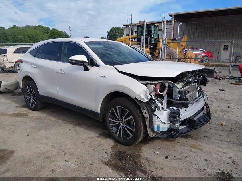 2021 Toyota Venza VIN JTEAAAAH0MJ032213 IAAI salvage auction — FRONT END, Salvage (West Virginia), sold $9,500 on 2026-07-23 (photo 1)