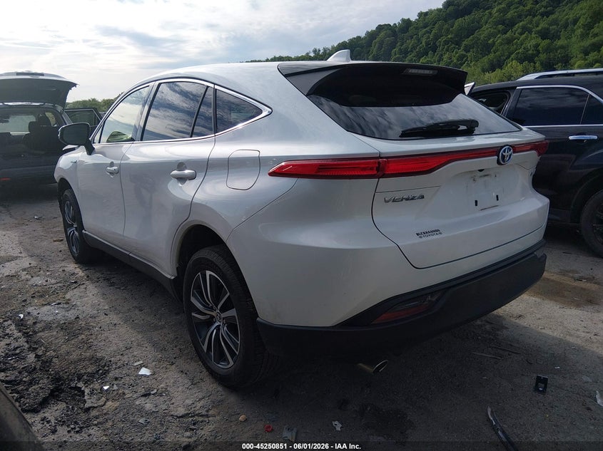 2021 Toyota Venza VIN JTEAAAAH0MJ032213 IAAI salvage auction — FRONT END, Salvage (West Virginia), sold $9,500 on 2026-07-23 (photo 3)