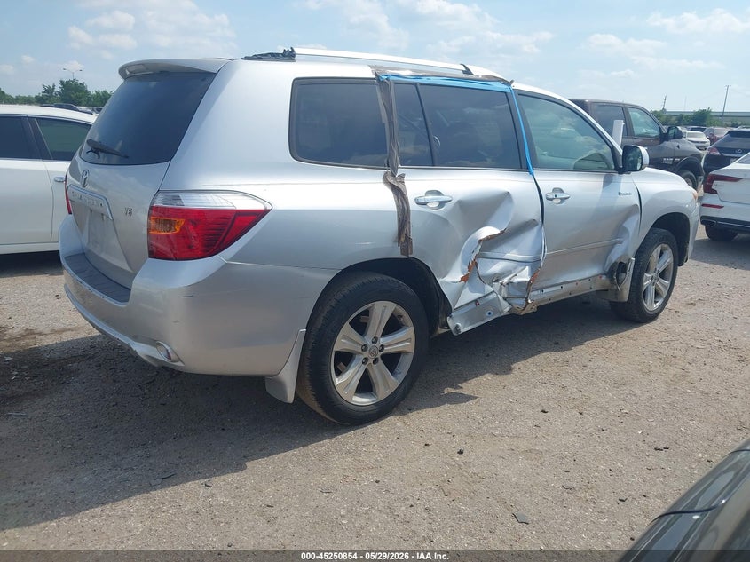 2008 Toyota Highlander VIN JTEDS42A282059619 IAAI salvage auction — RIGHT SIDE, Original (Texas), sold $2,950 on 2026-07-15 (photo 4)