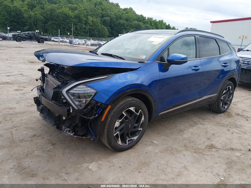 2025 Kia Sportage VIN 5XYK5CDF1SG303621 IAAI salvage auction — FRONT END, Salvage (West Virginia), sold $9,000 on 2026-07-30 (photo 2)