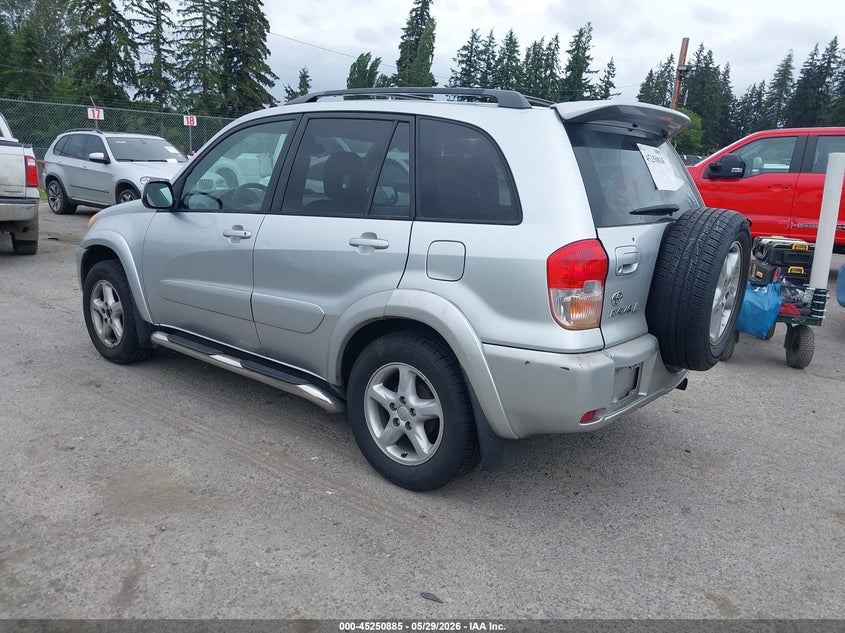 2002 Toyota Rav4 VIN JTEHH20V826055231 IAAI salvage auction — NORMAL WEAR, Affidavit In Lieu Of Title - Non-Public (Washington), sold $600 on 2026-07-08 (photo 3)