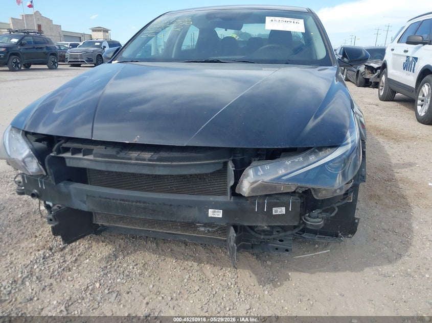 2022 Hyundai Elantra VIN KMHLM4AG8NU225332 IAAI salvage auction — FRONT END, Salvage Title, sold $1,900 on 2026-07-27 (photo 6)