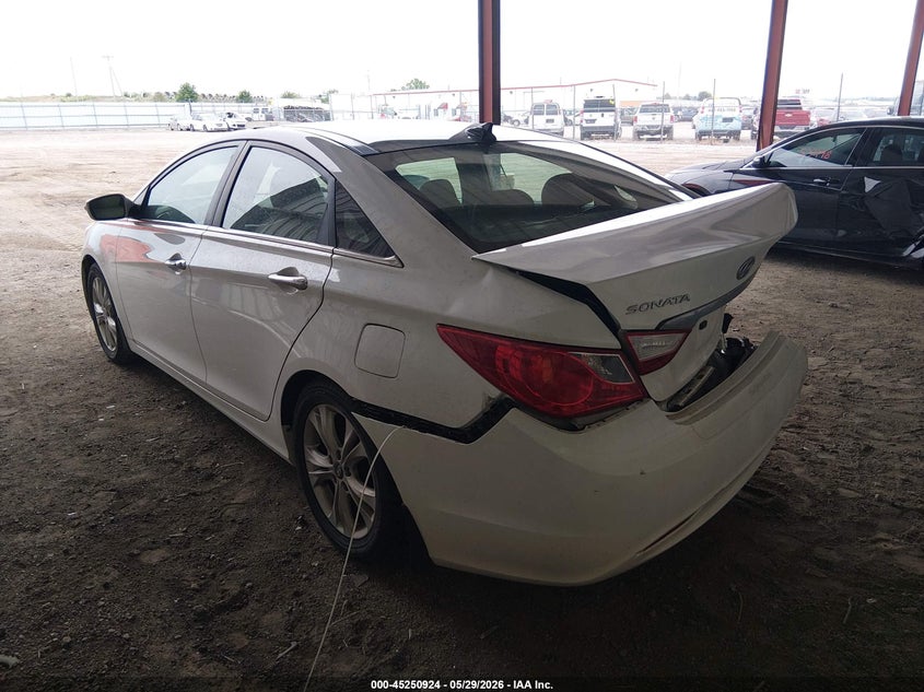 2013 Hyundai Sonata VIN 5NPEC4AC2DH527835 IAAI salvage auction — RIGHT REAR, Salvage Title, sold $525 on 2026-07-16 (photo 3)