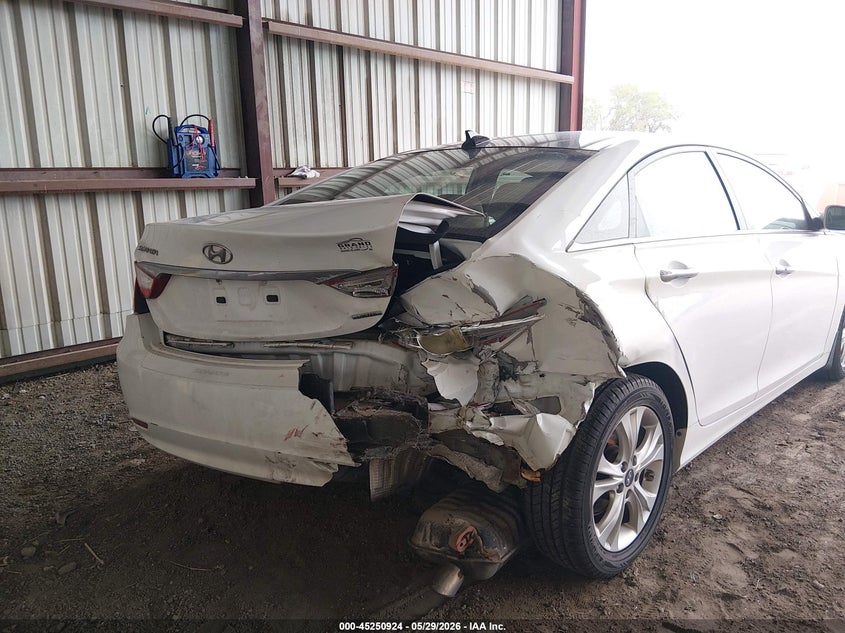 2013 Hyundai Sonata VIN 5NPEC4AC2DH527835 IAAI salvage auction — RIGHT REAR, Salvage Title, sold $525 on 2026-07-16 (photo 6)