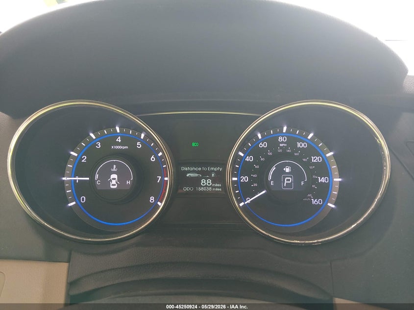 2013 Hyundai Sonata VIN 5NPEC4AC2DH527835 IAAI salvage auction — RIGHT REAR, Salvage Title, sold $525 on 2026-07-16 (photo 7)