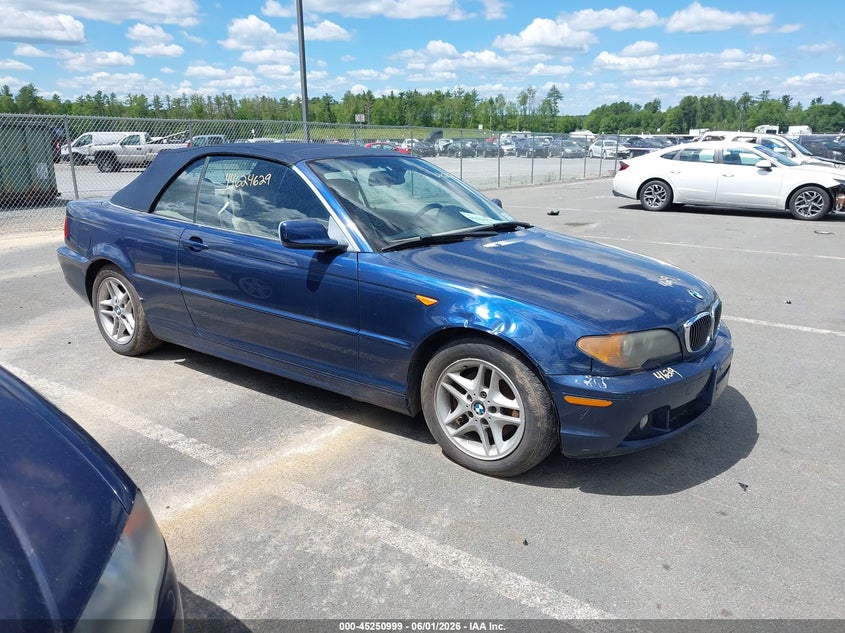 2004 BMW 3er VIN WBABW33444PL32072 IAAI salvage auction — RIGHT FRONT, Clear (New York), sold $400 on 2026-07-09 (photo 1)