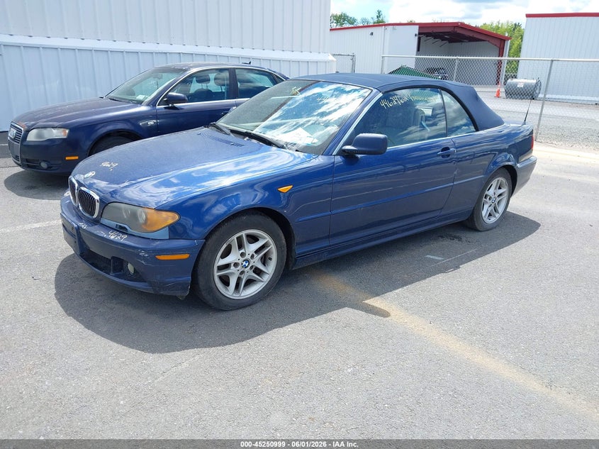 2004 BMW 3er VIN WBABW33444PL32072 IAAI salvage auction — RIGHT FRONT, Clear (New York), sold $400 on 2026-07-09 (photo 2)