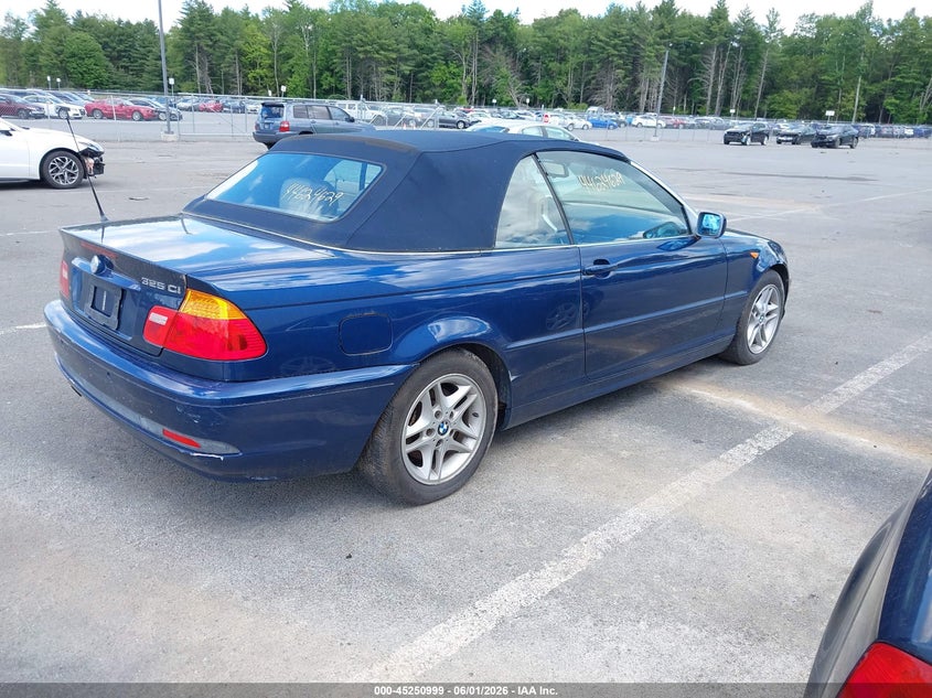 2004 BMW 3er VIN WBABW33444PL32072 IAAI salvage auction — RIGHT FRONT, Clear (New York), sold $400 on 2026-07-09 (photo 4)