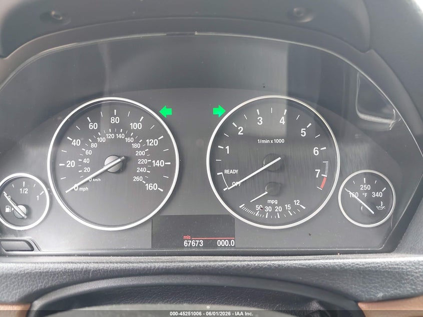 2012 BMW 3er VIN WBA3A5C54CF257241 IAAI salvage auction — FRONT END, Salvage (Georgia), sold $825 on 2026-07-08 (photo 7)