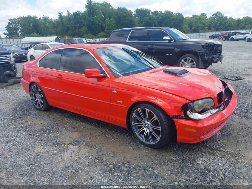2002 BMW 3 series VIN WBABN33472PG57009 IAAI salvage auction — LEFT FRONT, Salvage (Georgia), sold $375 on 2026-07-20 (photo 1)